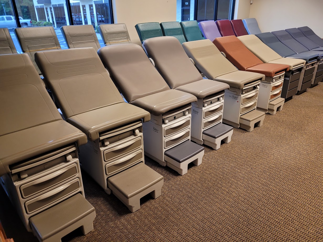 Exam Tables New Used and Refurbished